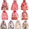50 PCS 4x6 Inches Mixed Color Christmas Organza Gift Bags with Drawstring, Jewelry Candy Bags for Christmas